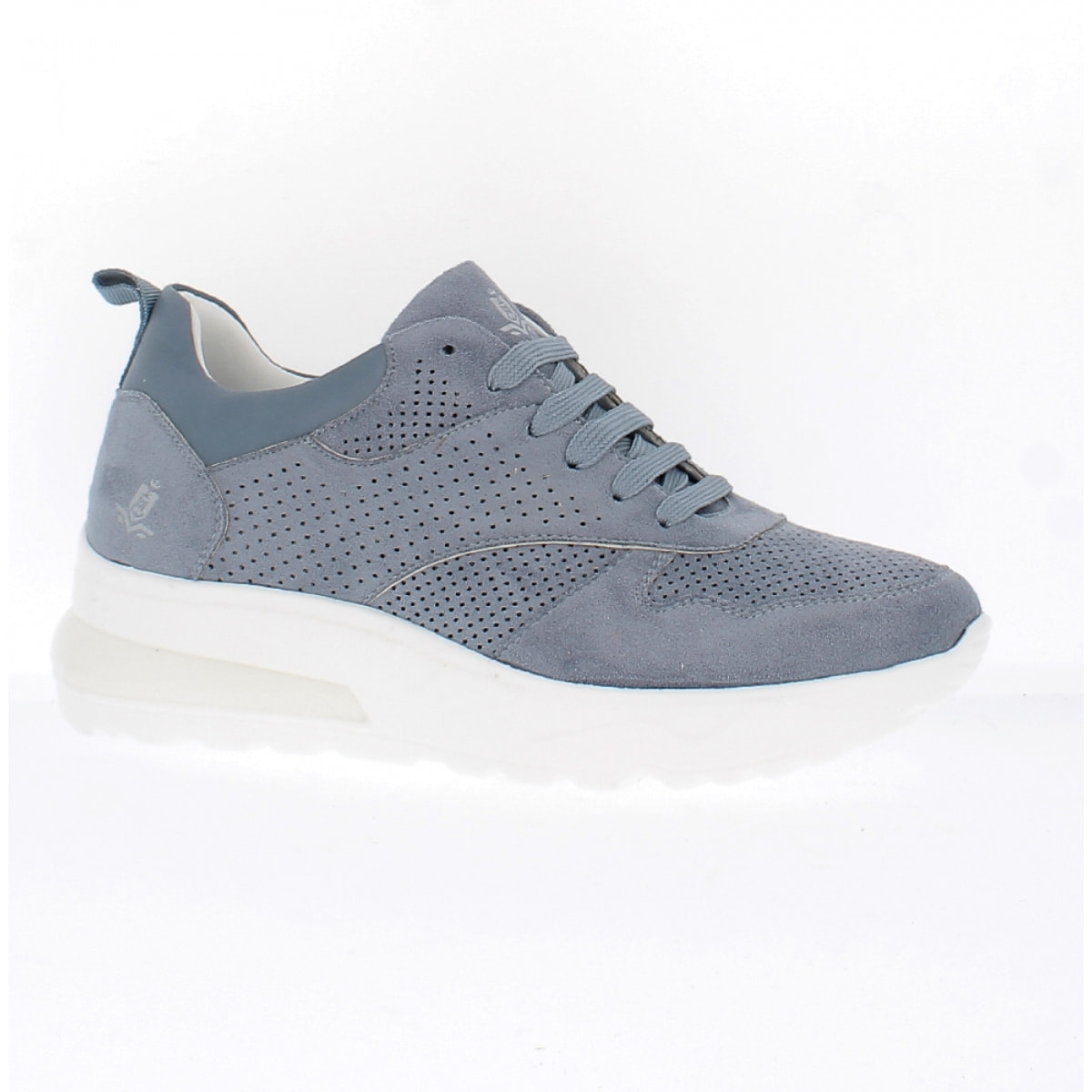 Armata di Mare Scarpe Donna Sneakers Casual con la Zeppa con Soletta Rimovibile in Memory Foam AMD S22H1017 Blue