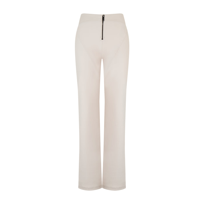 Pantaloni WR.UP® super flare in similpelle con vita regular