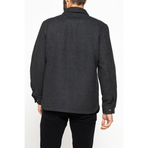 GIACCA CAMICIA IN TESSUTO PESANTE SFODERATO