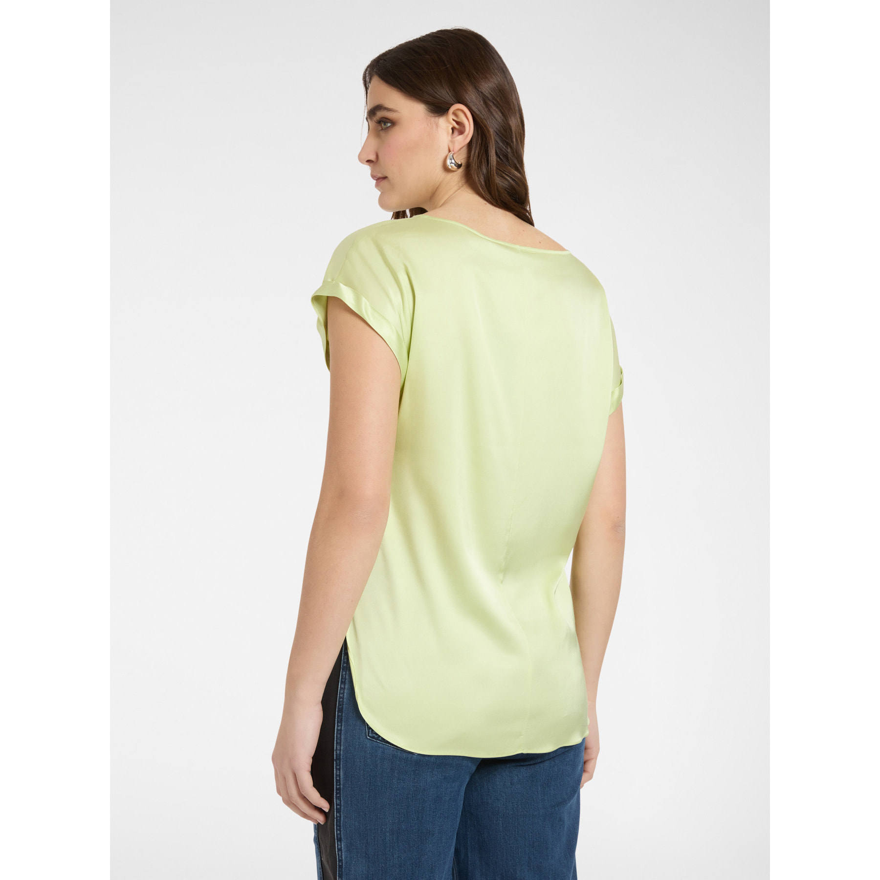 Elena Mirò - Blusa in raso - Giallo
