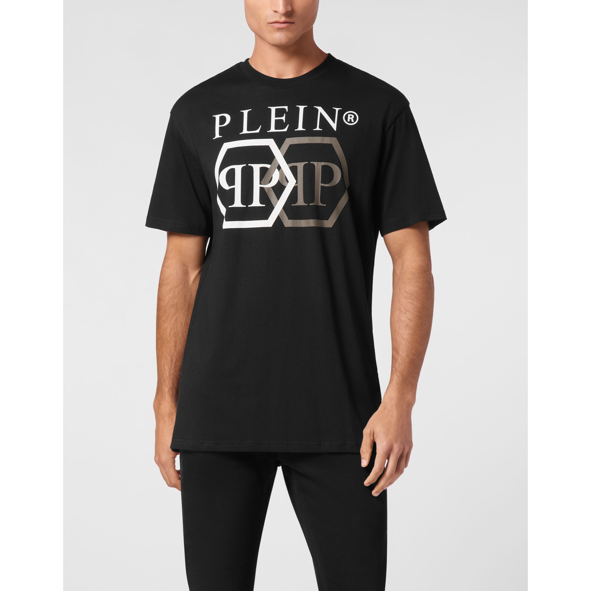 PHILIPP PLEIN Camiseta Cuello Redondo HEXAGON