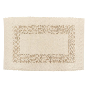 Tapis Ameya rectangulaire 60x90cm beige