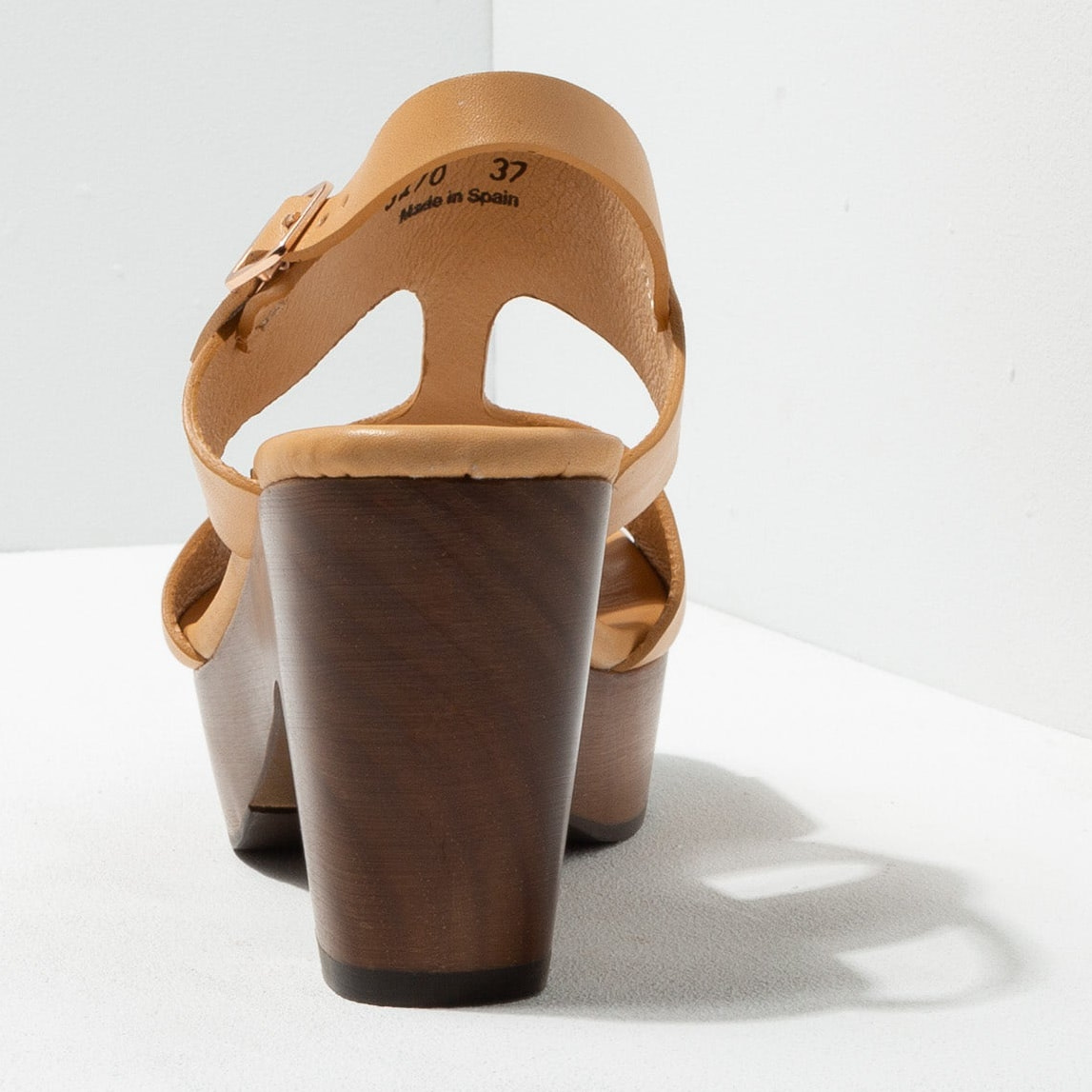 Sandalias con tacón S3270 RESTORED SKIN WOOD/ ST.LAURENT SANDAL color Wood