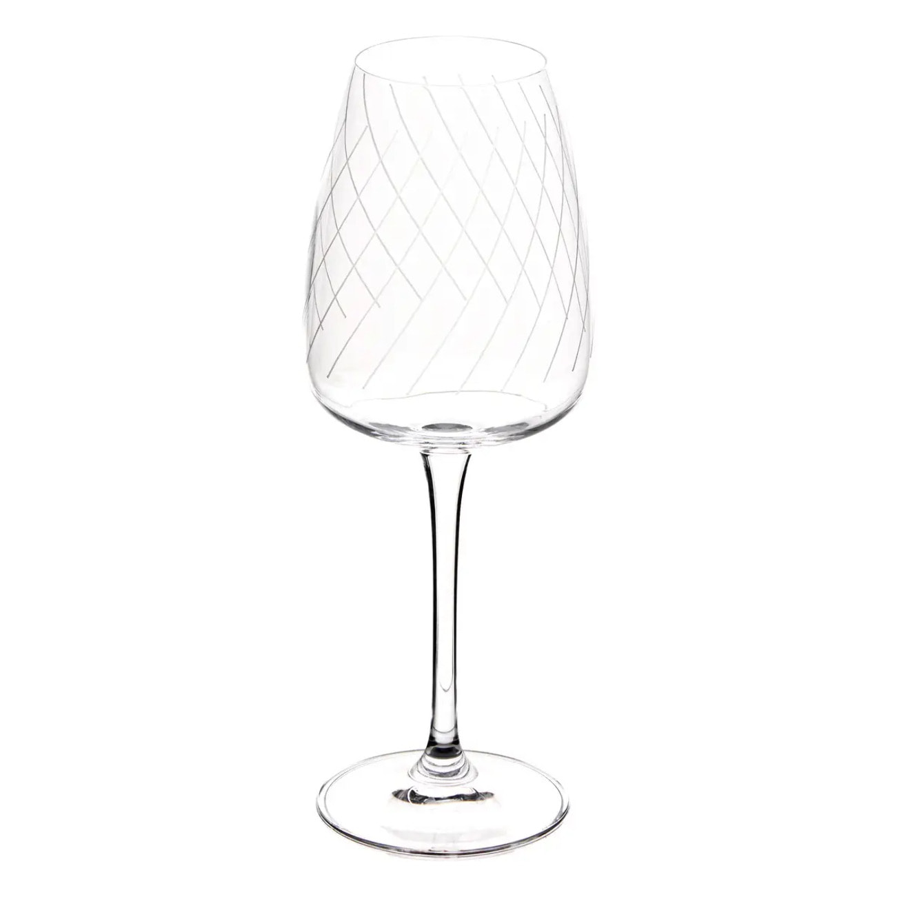 4 verres à vin transparent D8,6xH23,2cm