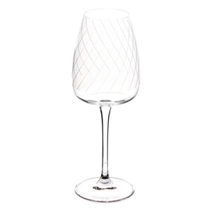4 verres à vin transparent D8,6xH23,2cm