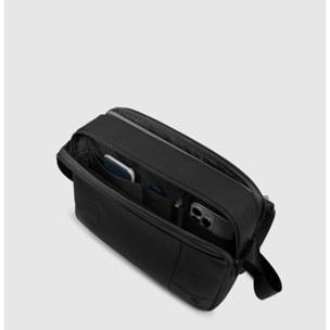Piquadro Borsa messenger porta iPad® in tessuto gommato resistente all'acqua