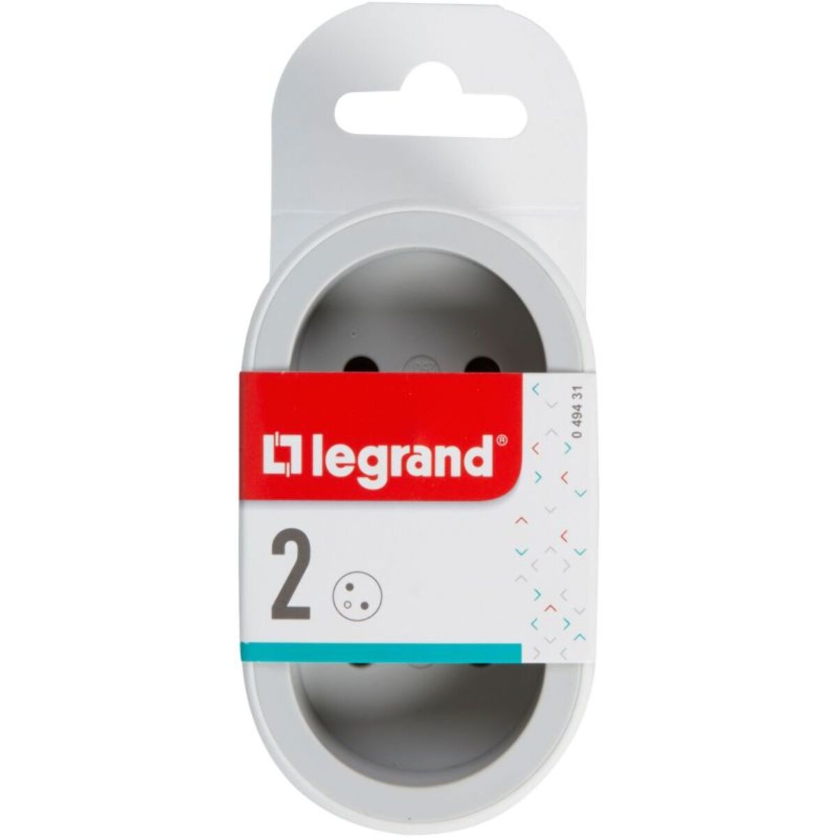 Multiprise LEGRAND MOP FB 2X2P+T STANDARD PRISES FRONTALES