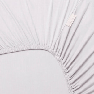 Sábana bajera, 100% algodón, gris claro, scalpers home