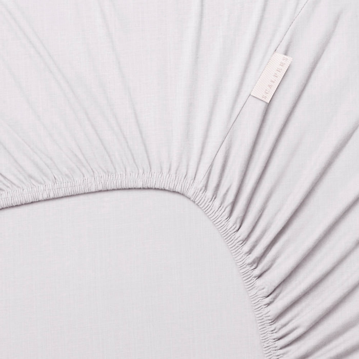 Sábana bajera, 100% algodón, gris claro, scalpers home