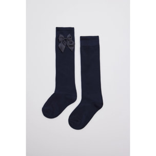 Calzini lunghi blu navy