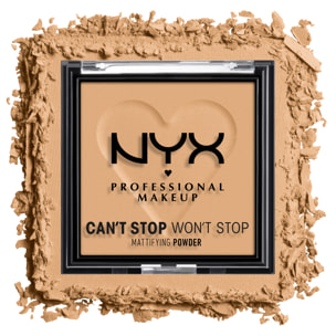 NYX Professional Makeup Poudre Matifiante Can't Stop Won't Stop Golden