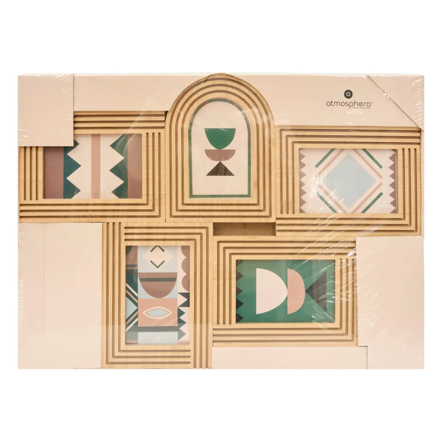 Pêle-mêle "Olivia" bois 5 photos