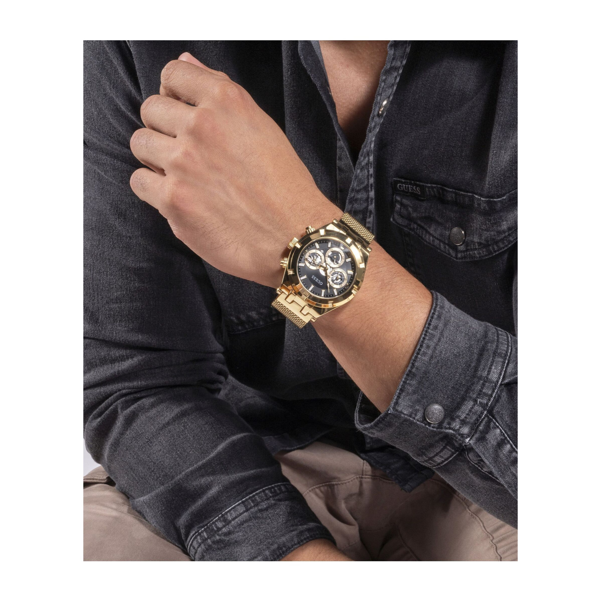 Guess Orologio Cronografo Al Quarzo Continental