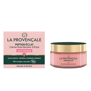 La Provençale Peptide-Eclat Crème Rose Booster d'Eclat Anti-fatigue 50ml