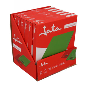 Báscula de cocina JATA 729V hasta 5 kg. Alta precisión. Función de tara. Visor LCD