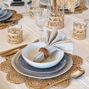 Lot de 6 assiettes creuses, ZAO