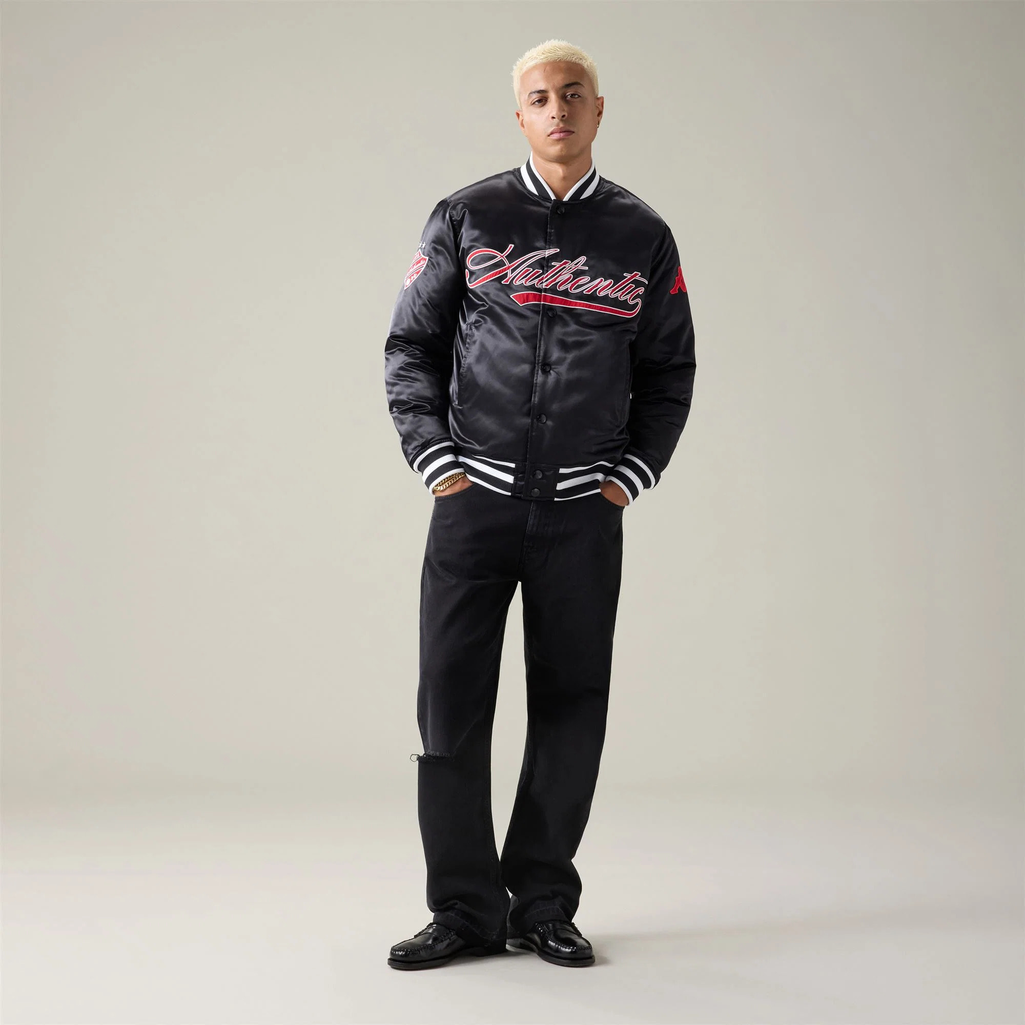 Kappa - Giacche Uomo Nero - Authentic Olao