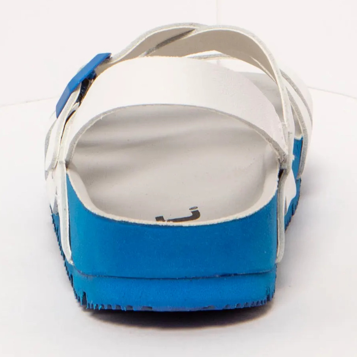 Sandalias 1619 NAPPA WHITE-BLUE /BURDEOS color White-blue