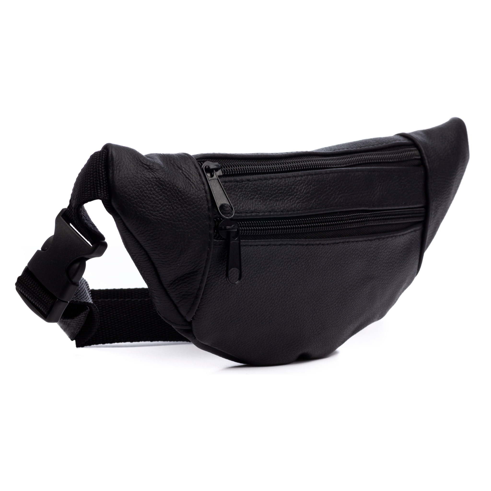 Atripalda riñonera con tres compartimentos de piel Dollaro.