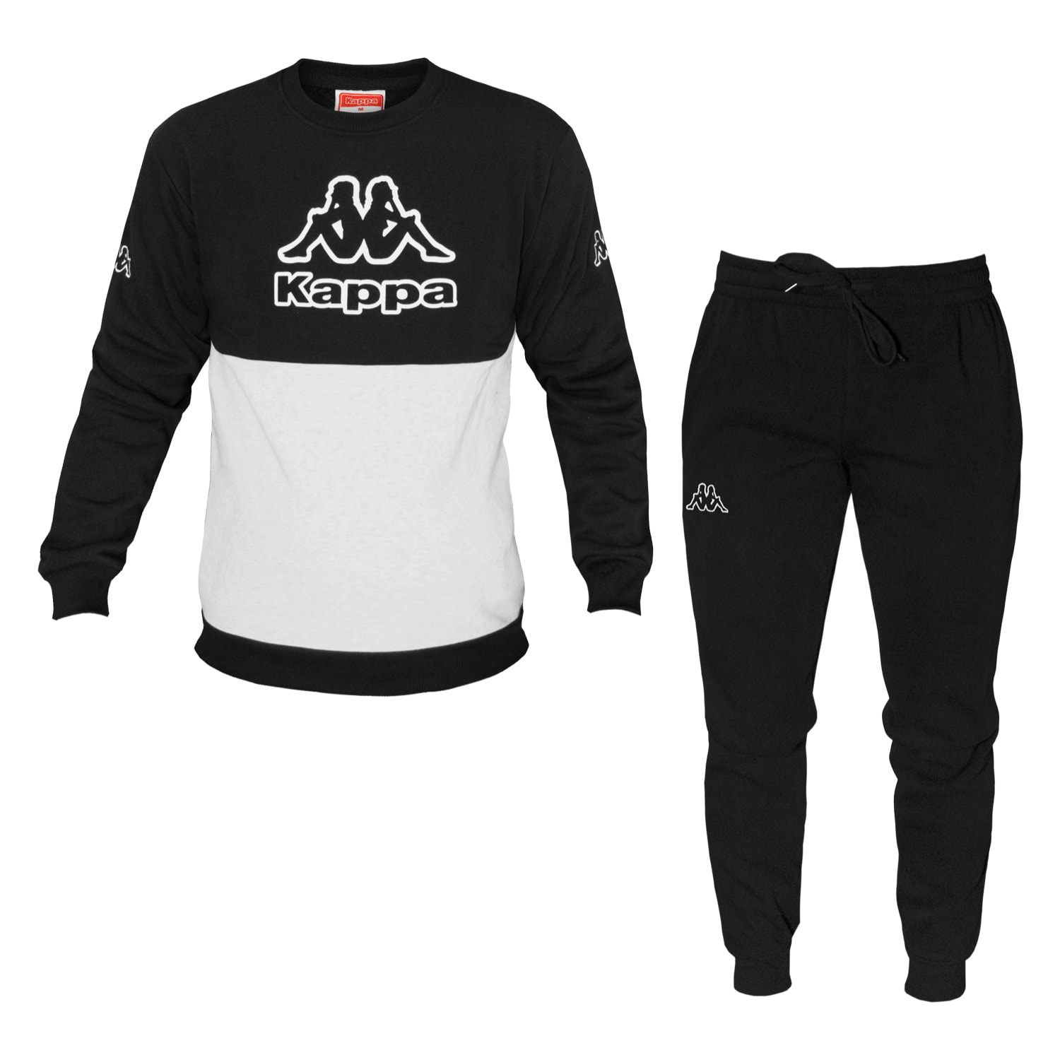 Tuta / Pigiama Uomo KAPPA Cotone Felpato Taglie Forti