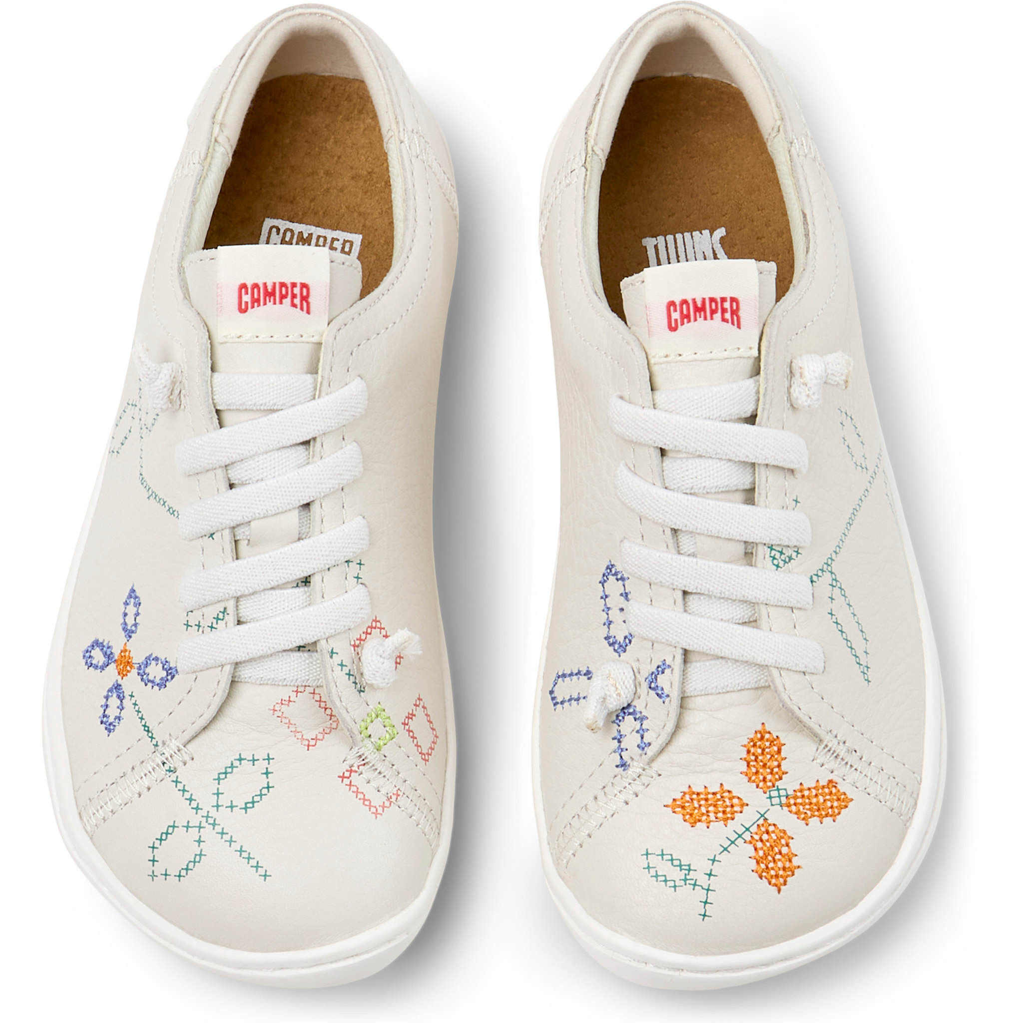 Zapatillas - CAMPER Peu Cami Twins - Blanco - Cuero liso
