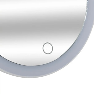 Miroir LED pivotant zoom x10