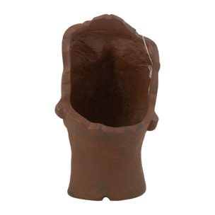 J-Line cache-pot David - céramique - rouillé - small - Ø 22 cm