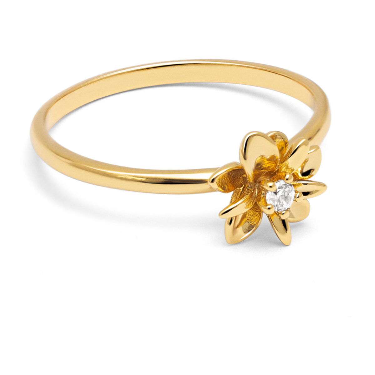 Anelli Gardenia Placcato Oro