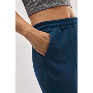 Pantaloni jogger sportivi blu con tasche