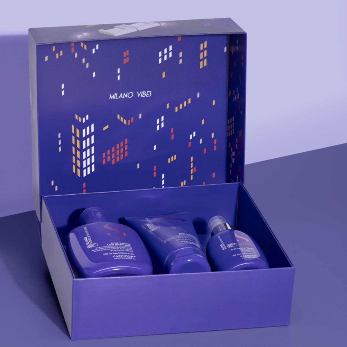 ALFAPARF MILANO Set Holiday Semi Di Lino Blonde Sh 250ml + Conditioner 200ml + Spray 125ml