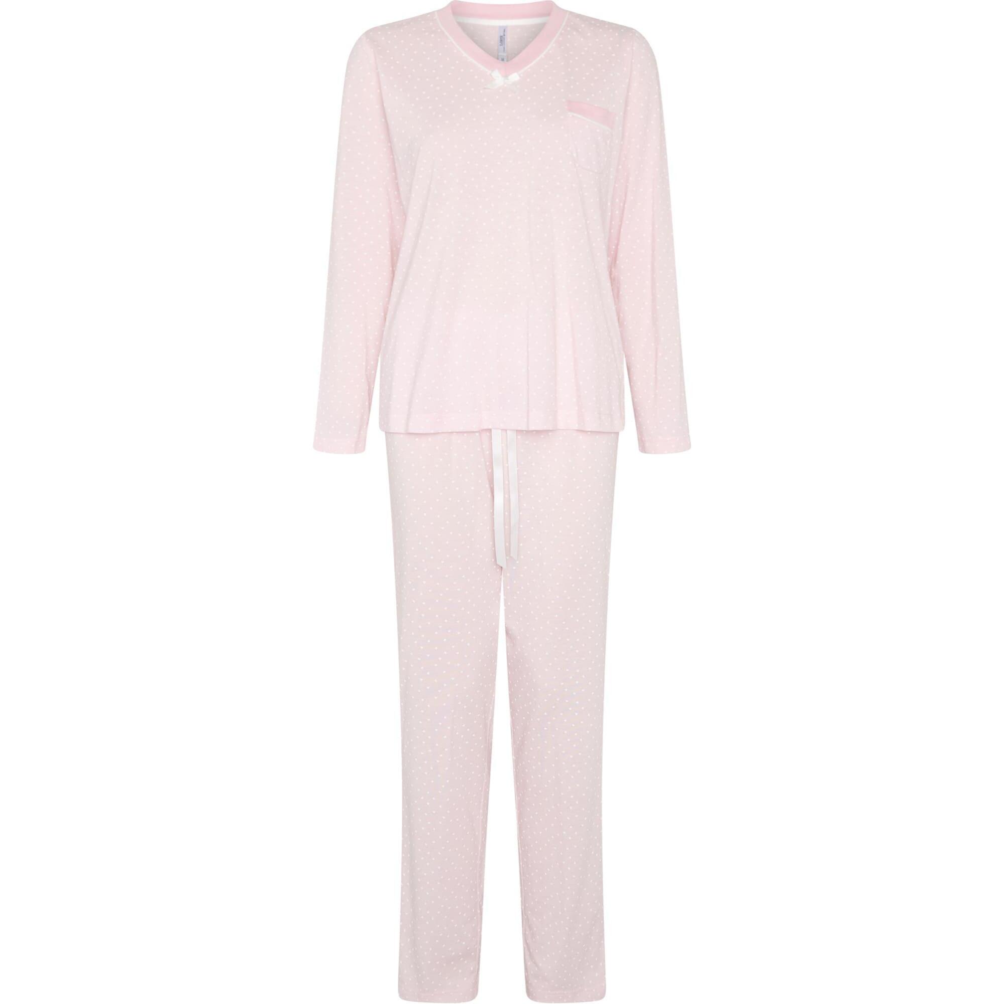 Pijama mujer de pico con corazoncitos