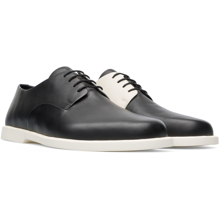 Camper Zapatos con cordones Hombre Twins Negro