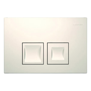 Duofix pack WC bâti-support UP100 + WC suspendu sans bride Ceramia avec abattant SoftClose + plaque blanche (GEBCEPXWT07-FR)