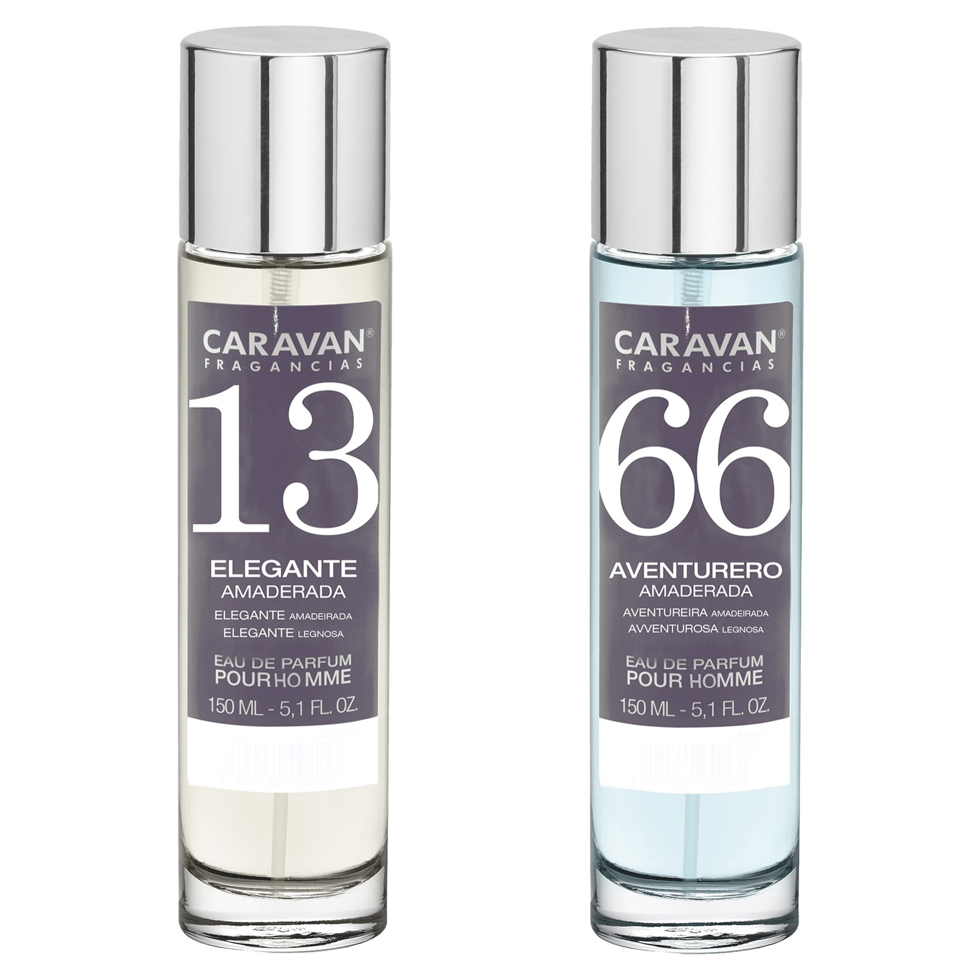 Set de 2 perfumes caravan hombre nº66 y nº13
