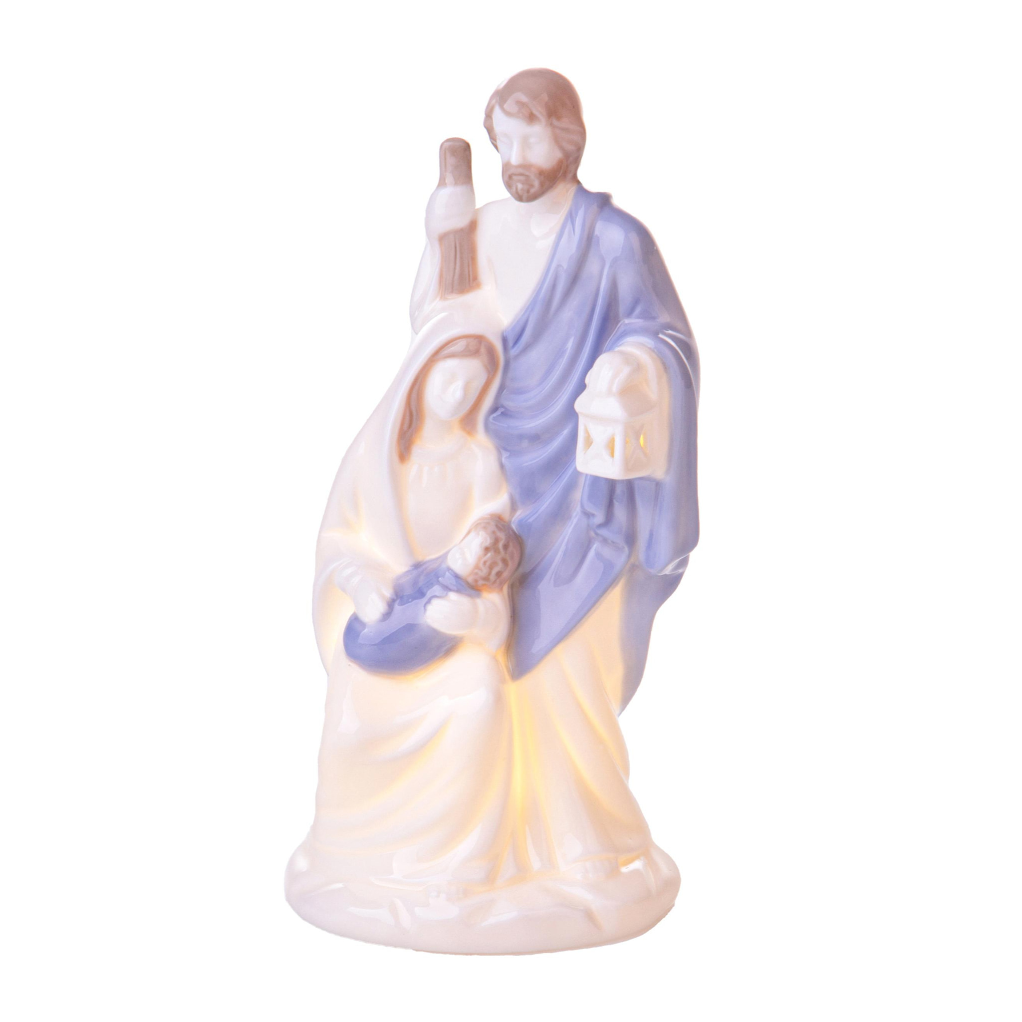 NativitÃ con Led 19,6 cm - Pezzi 1 - Colore:Blu - Bianchi Dino -