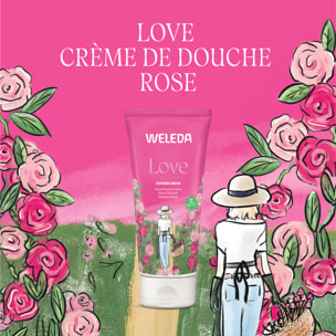 WELEDA - Crème de Douche Love Rose Délicate - 200 ml