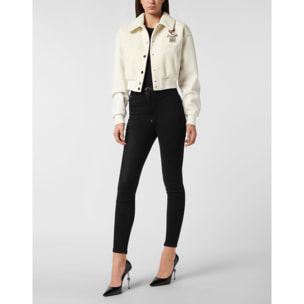 PHILIPP PLEIN Bomber de cuero TEDDY