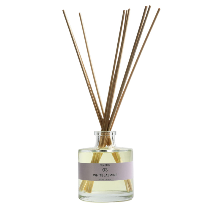 Difusor mikado de 100ml aroma jazmín blanco scalpers