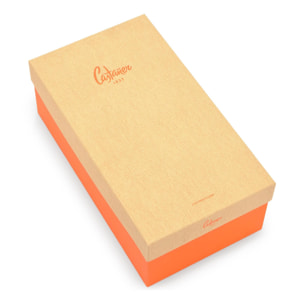 Bailarina plana Gina en serraje con cierre de hebilla