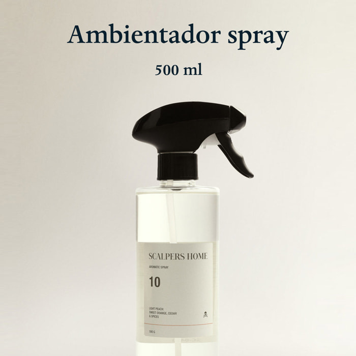 Difusor spray de 500ml aroma light peach scalpers