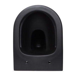 Pack WC Bâti-support Rapid SL + Cuvette SAT noire mat + Abattant frein de chute + Plaque Chrome