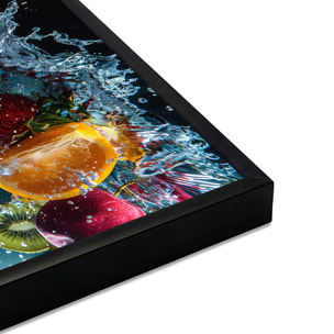 Affiche encadrée fruits intense Affiche + cadre en métal - Noir