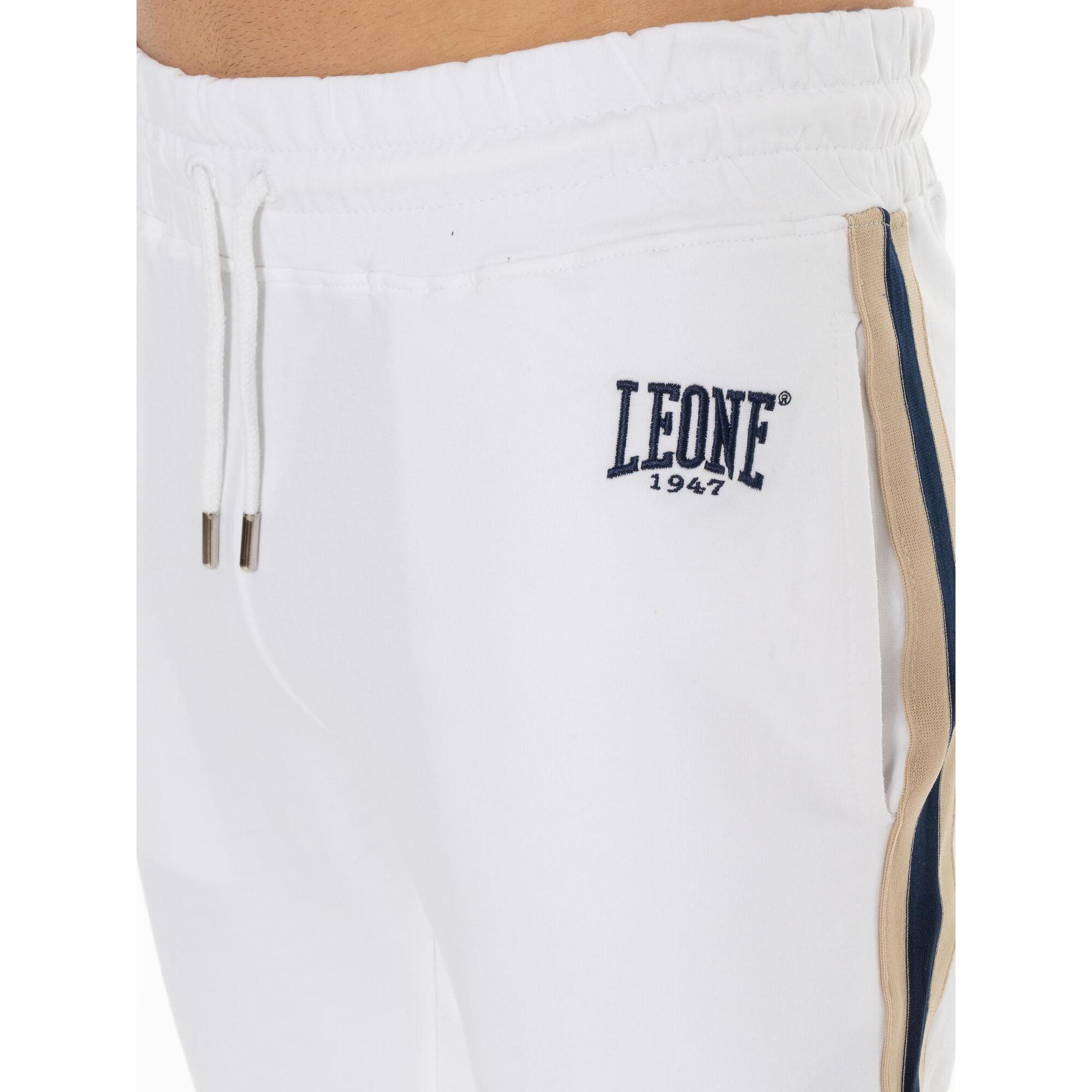 Tuta da uomo con colletto e zip in cotone non garzato Leone Easy