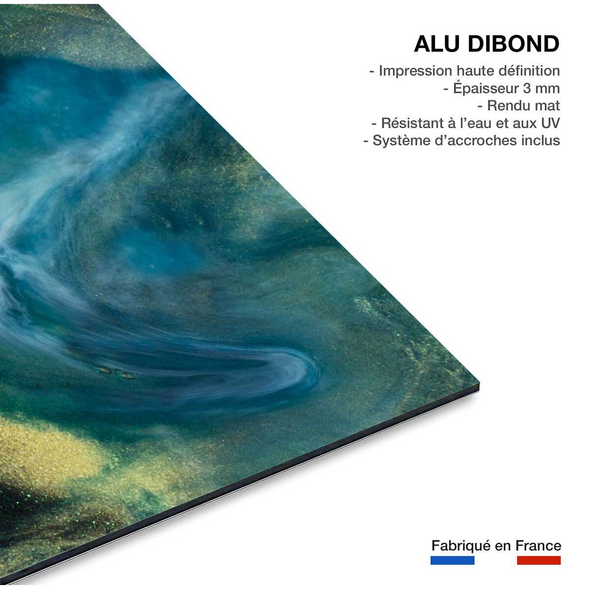 Tableau bleu constellation Tableau alu Dibond