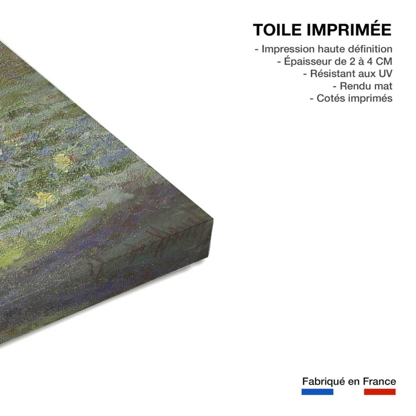 Tableau d'art Le pont japonais par Claude Monet Toile imprimée