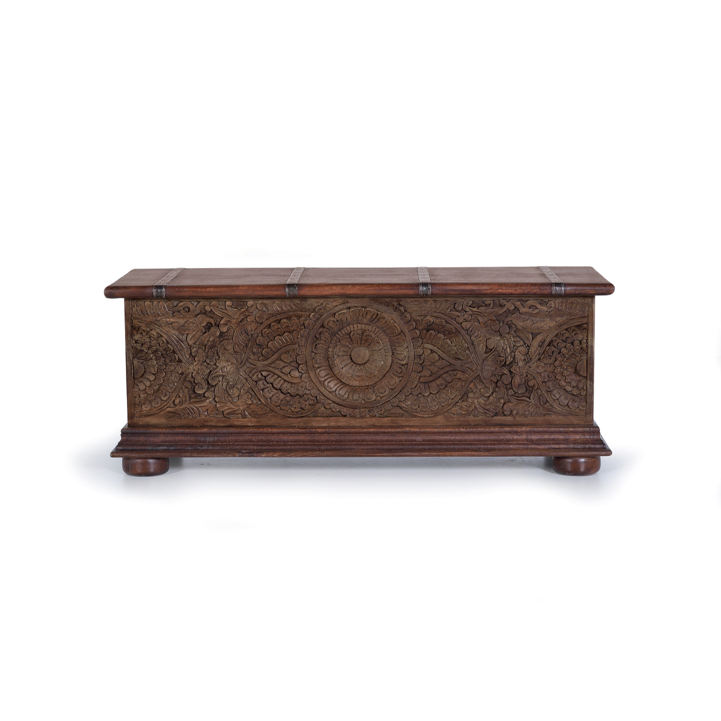 Baúl - madera de mango - 45x116x40cm