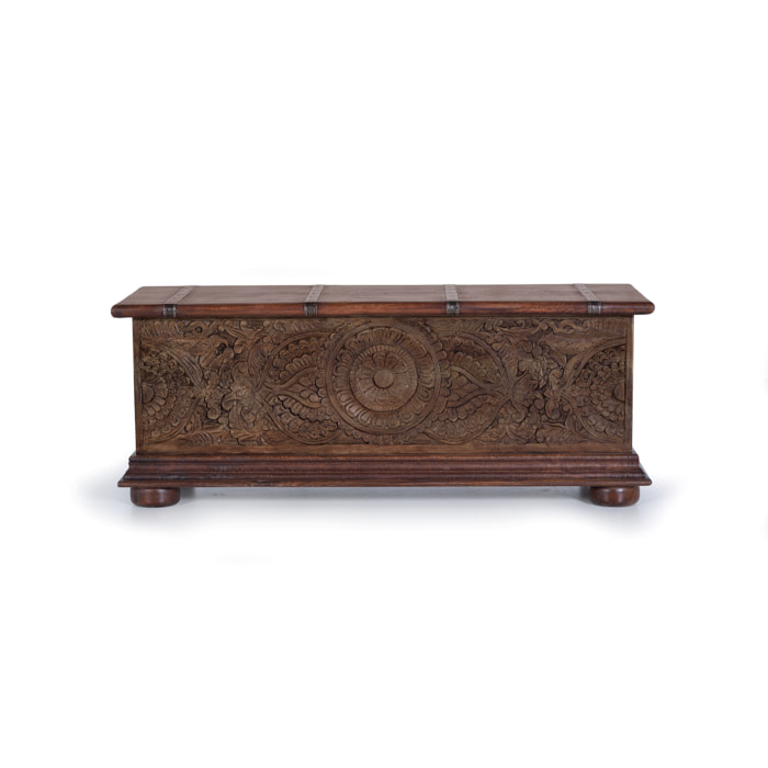 Baúl - madera de mango - 45x116x40cm
