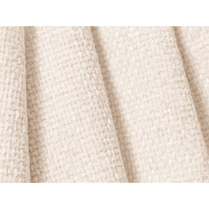 Canapé convertible avec coffre de rangement "Matera" 3 places en chenille beige clair