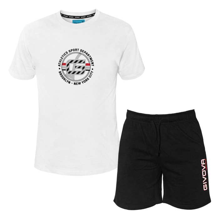 Completo Homewear Uomo Manica Corta GIVOVA Cotone