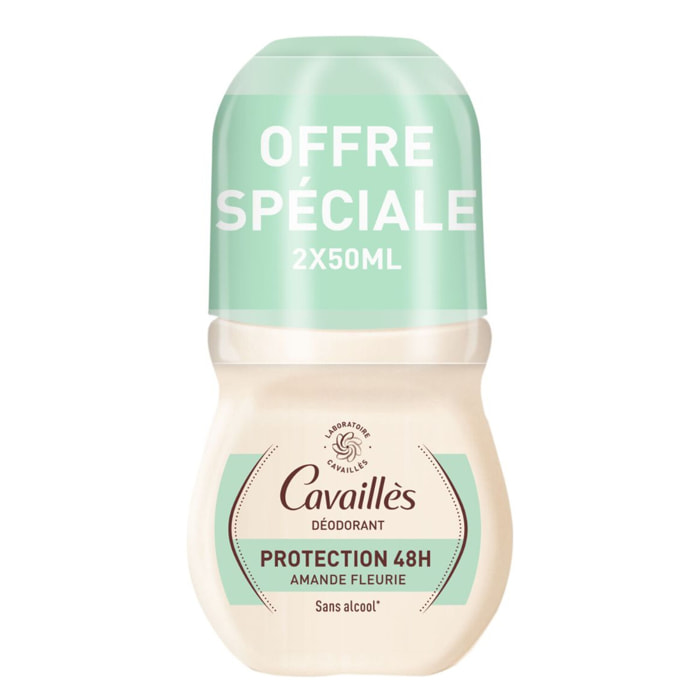 Dermato - Lot de 2 Déodorant Roll-On 48h 50ml